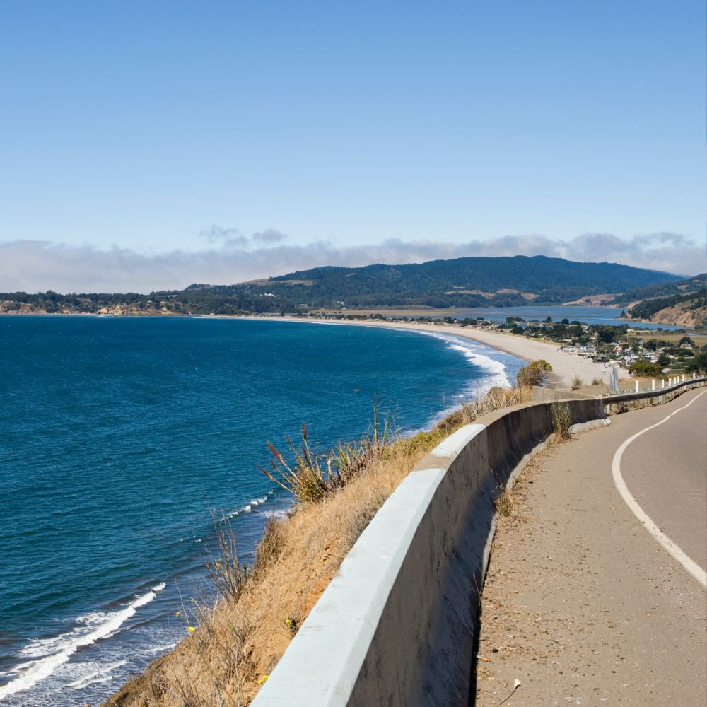 Stinson Beach road view